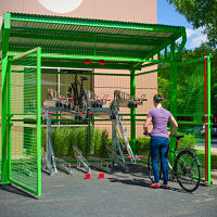 AmeriBike Bike Shelters 2 AmeriBike Secure Bike Lockers AmeriBike Secure Bike Lockers Bike Lockers, Bicycle Lockers, Bike Racks by American Bicycle Security, bike-depot-2_opt